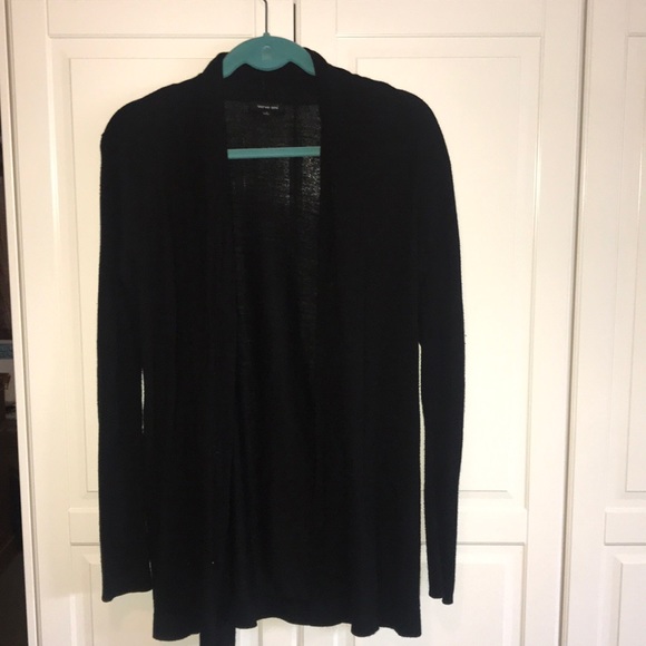 Verve Ami Black Cowl Neck Long Cardigan - Picture 1 of 3